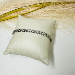 PULSEIRA ELO LISO E CRAVEJADO