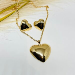 CONJUNTO CORAÇÃO LISO